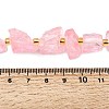 Raw Rough Natural Quartz Crystal Beads Strands G-Z131-J01-07-5