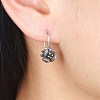 Thai Sterling Silver Dangle Earrings EJEW-BB32824-2