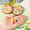 30Pcs 2 Styles Luminous Resin Mushroom Ornament RESI-TA0004-04A-7