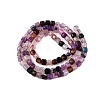 Dyed Natural Agate Beads Strands G-T138-211D-2