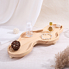 Wooden Cloud-Shaped Decorative Tray AJEW-WH0752-644A-3