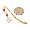 Natural Carnelian Bookmarks AJEW-JK00271-04-2