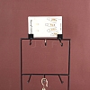 Two Layers Iron Earrings Storage Rack PW-WG3BB1E-01-4