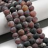 Natural Weathered Agate Beads Strands G-P538-A01-01-2