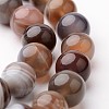 Natural Botswana Agate Bead Strands G-J376-09-8mm-1