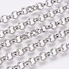 304 Stainless Steel Rolo Chain Bracelets BJEW-P235-01P-2