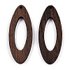 Natural Wenge Wood Pendants WOOD-T023-40-2