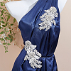 Polyester with Glass Rhinestone Sewing Decorate DIY-WH20032-138A-4