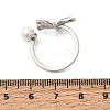 Adjustable Brass Micro Pave Cubic Zirconia Enamel Finger Rings CU-CBABA66-07B-P-5