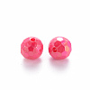 Opaque Acrylic Beads TACR-S154-61F-2