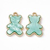 Opaque Resin Pendants PALLOY-P287-07LG-04-2