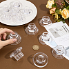 24Pcs Transparent Glass Candle Holders DJEW-TW0001-01-3