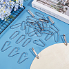 304 Stainless Steel Keychain Clasp Findings STAS-WH0072-03P-4