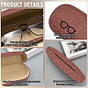 1Pc Oval Polyester Eyeglass Cases AJEW-CN0007-32A-6
