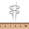 304 Stainless Steel Cuff Rings for Women RJEW-L133-05P-3
