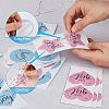 SUPERFINDINGS 120Pcs 3 Style TEAM Girl and Boy Stickers DIY-FH0003-23-2