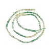 Synthetic Green Yellow Quartz Beads Strands G-G989-B03-2