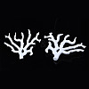 Opaque Acrylic Pendants OACR-N131-010B-A04-3