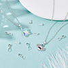 925 Sterling Silver Snap on Bails & Ice Pick & Pinch Bails Findings Kits STER-BBC0009-39-4