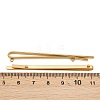 304 Stainless Steel Hair Bobby Pins Findings STAS-F329-02D-G-3