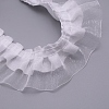 Polyester Satin Lace Ribbon OCOR-WH0063-48-1