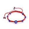 Adjustable Nylon Thread Braided Bead Bracelets BJEW-JB05292-04-1