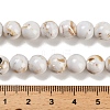 Assembled Synthetic Stone and Trochus Shell Beads Strands X-G-B128-08C-01-4