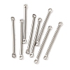 Non-Tarnish 304 Stainless Steel Connector Charms STAS-Q323-06C-P-1
