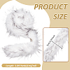 1M Acrylic Fiber Faux Fur Ribbon OCOR-BC0009-20E-2