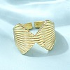 Brass Cuff Rings for Women RJEW-H262-06F-G-1