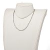 Women's 304 Stainless Steel Figaro Chain Necklace NJEW-JN03262-5