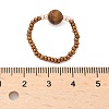 Natural & Synthetic Mixed Stone Stretch Rings X-RJEW-JR00255-4
