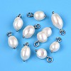 Natural Baroque Keshi Pearl Cultured Freshwater Pearl Pendants PEAR-Q013-01C-1