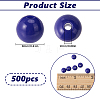 Opaque Acrylic Beads MACR-SP0001-27B-02-2