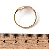304 Stainless Steel Enamel Cuff Open Rings RJEW-D352-07G-3