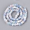 Electroplate Imitation Jade Glass Beads Strands EGLA-Q135-03A-A01-2