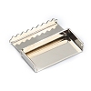 Zinc Alloy Ribbon Crimp Ends FIND-WH0126-13D-P-2