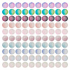 200Pcs 10 Colors Crackle Glass Beads Strands GLAA-TA0003-31D-1