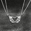 Titanium Steel Pendant Necklace PW-WG135B4-01-2