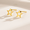 Simple Geometric Star Earrings ZL9858-1