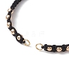 Polyester Braided Bead Bracelet Making AJEW-JB01250-02-2