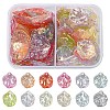 Autumn Theme Transparent Acrylic Pendants TACR-YW0003-50-1
