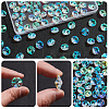 100Pcs Octagon Sew on Glass Rhinestone GLAA-SP0001-82A-01-5