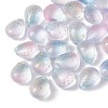 Two Tone Transparent Spray Painted Glass Beads GLAA-T017-01-B03-1