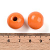 Painted Natural Wood Beads WOOD-A018-16mm-16-3
