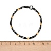 201 Stainless Steel Link Chain Bracelets for Men Women BJEW-B143-03EBG-5