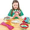 DIY Christmas & Easter Theme Knitting Basket Making Kits AJEW-P086-02-5