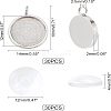 62Pcs DIY 304 Stainless Steel Pendant Making Kits DIY-UN0002-52P-4