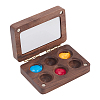 Wood Watercolor Paints Tins Box AJEW-WH0542-84B-1