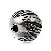 Engraved 304 Stainless Steel Beads STAS-H263-17AS-08-2